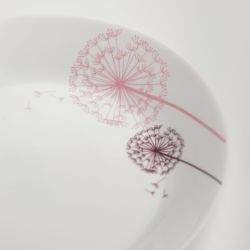 Тарелка White Fox WF-STD19 Summertime десертная опаловая с деколью 19 см. | White Fox