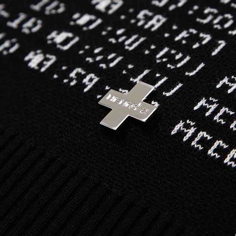 Свитер Heartz Database 2.0 Knitted черный