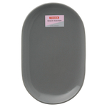 Тарелка сервировочная cafe concept 19,6х12,5 см темно-серая