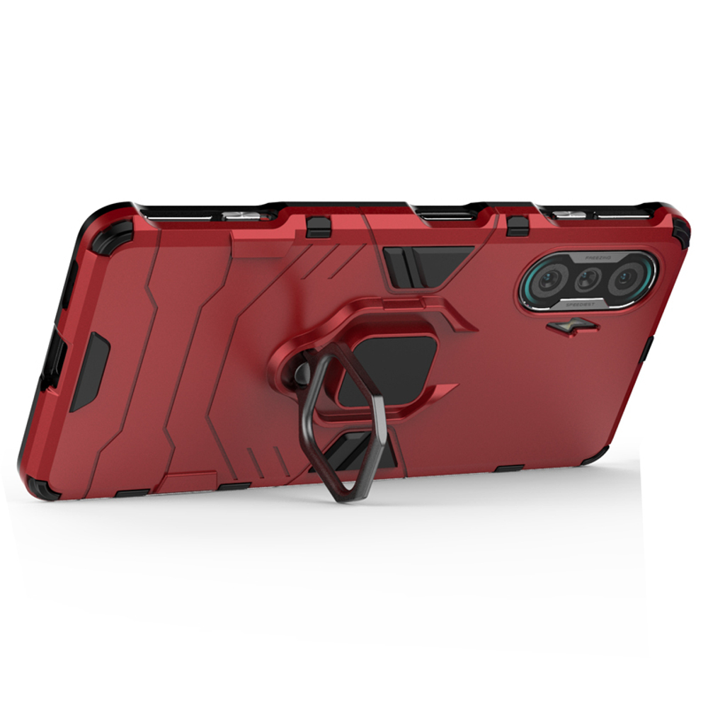 Противоударный чехол с кольцом Panther Case для Xiaomi Poco F3 GT