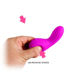 Лиловый клиторальный вибратор Gourd (Цвет: лиловый)