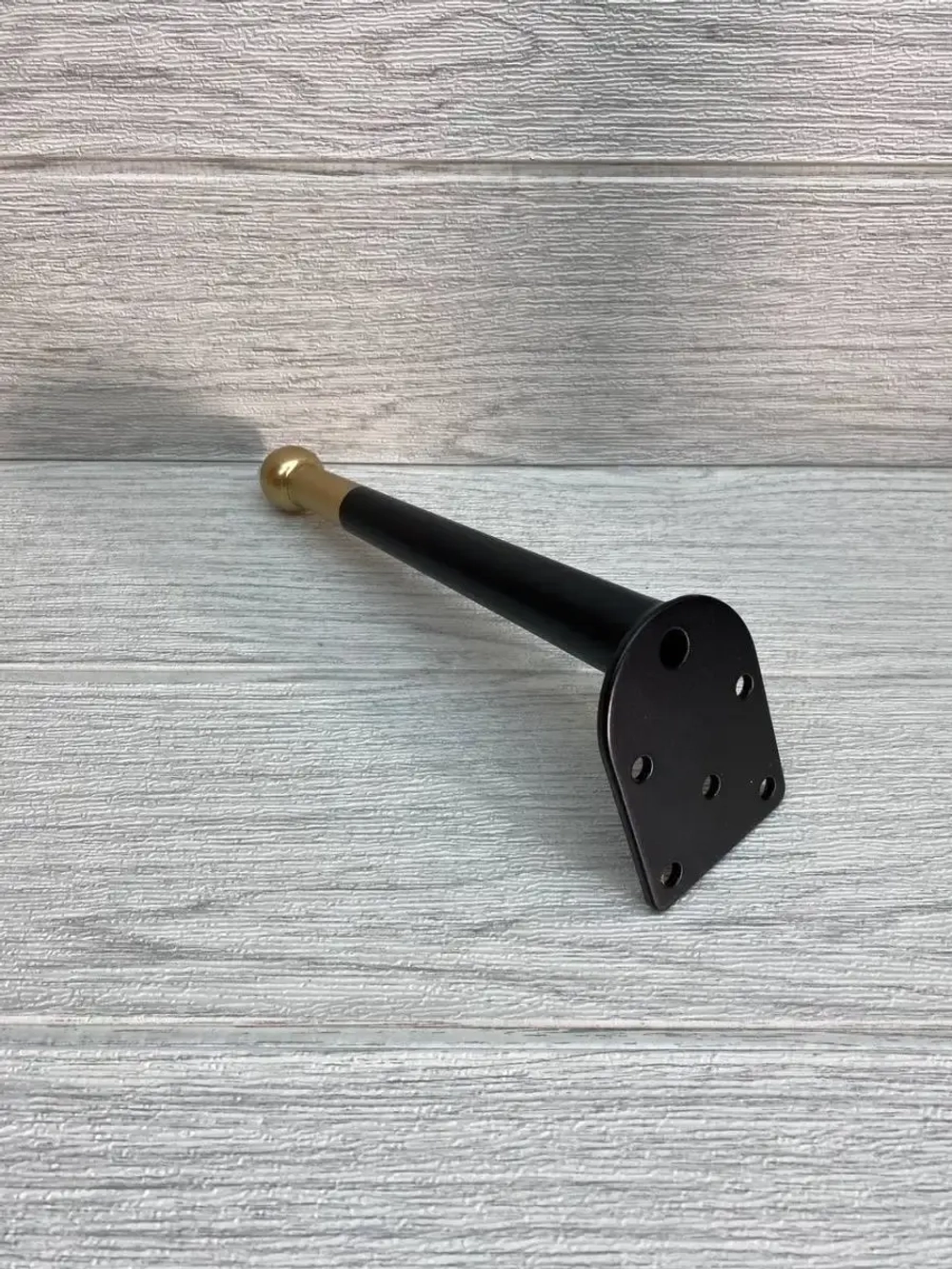 Ножки черные с золотым шариком высота 20 см 4 штуки