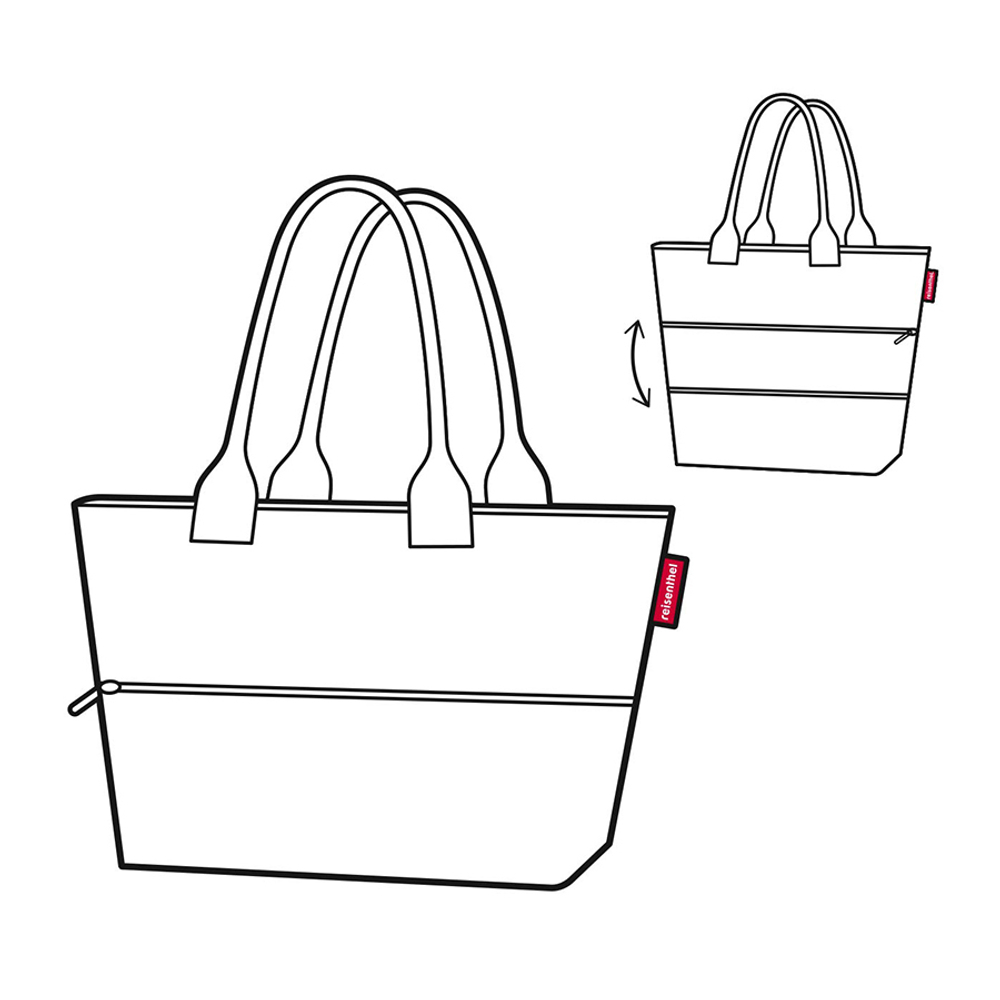 Сумка Reisenthel Shopper E1 zebra RJ1032
