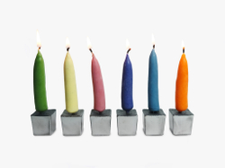 Набор подсвечников из чугуна CUBE attention!, 3 шт.