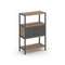 Shelf System Односекционный стеллаж трехярусный с ящиками SN.STM-312 Дуб Табак/Антрацит/Металл Антра