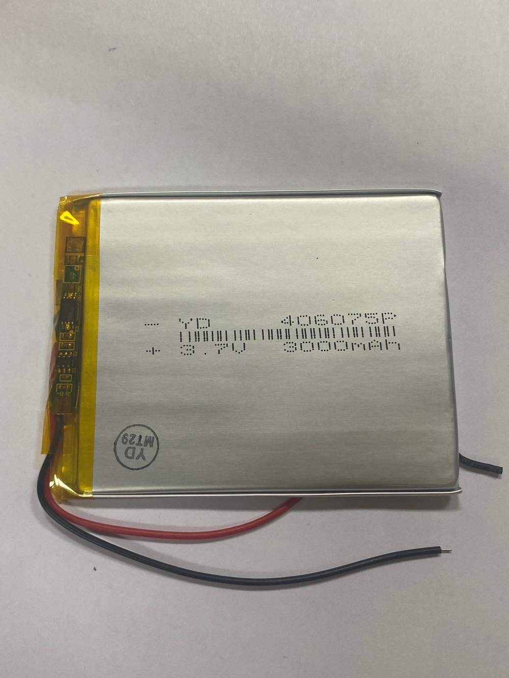 Аккумулятор универсальная 406075p 3,7v Li-Pol 3000 mAh (4*60*75 mm)