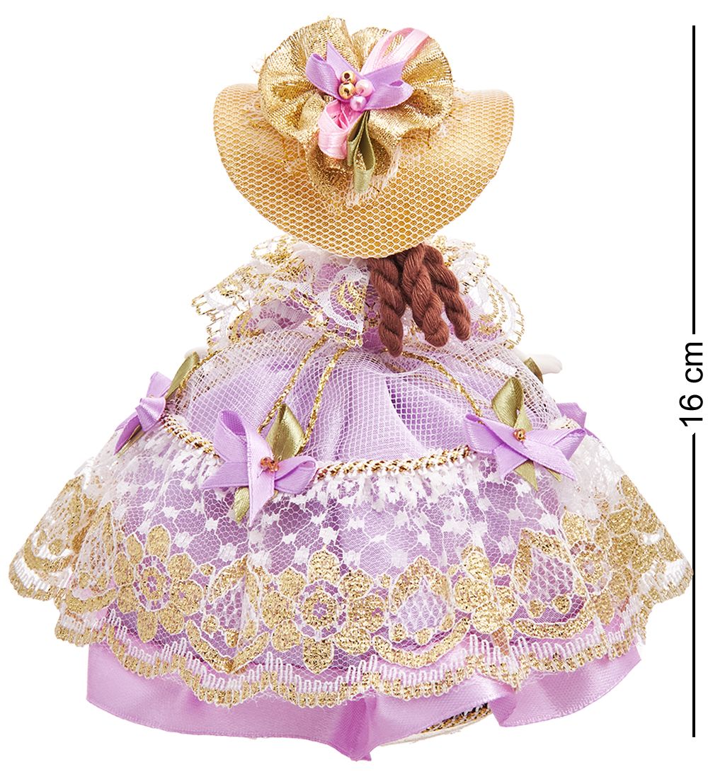 Народные промыслы RK-730/2 Кукла-шкатулка «Дама в шляпке»