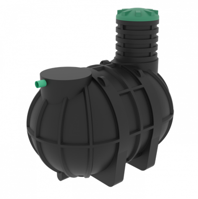 Подземная емкость Мультпласт 5.5 5500 л. горизонтальный (2800x1880x2730см;205кг;черный) - арт.555473