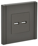 Розетка USB  IEK FP-U21-D31-K03