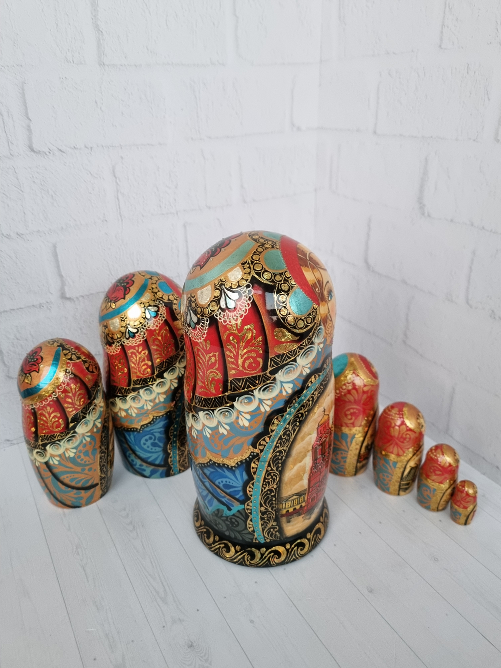 Матрешка "с видами города "  7мест