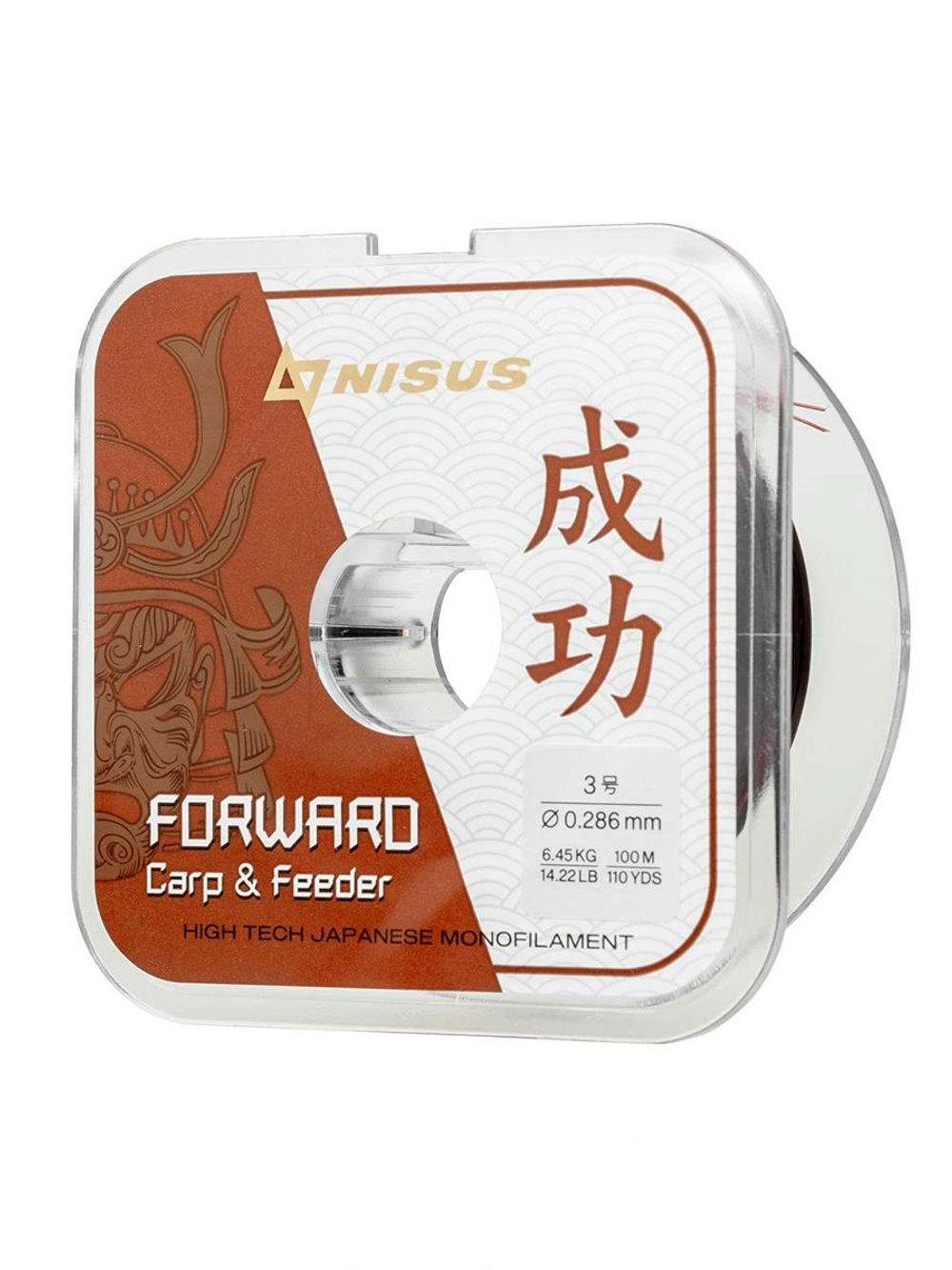 Леска для рыбалки Nisus FORWARD Carp&Feeder brown Nylon 0,437mm/150m (N-FCF-0437-150)