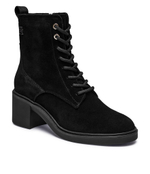 Кожаные ботильоны на каблуке Tommy Hilfiger - черный(FW0FW08090)