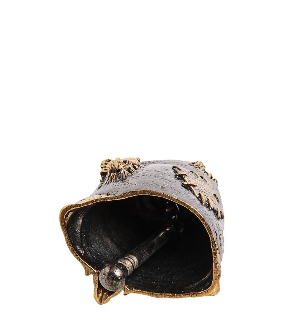 AM-2695 Колокольчик «Мешок мышиная добыча» (латунь, янтарь)