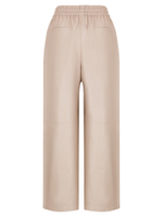 Брюки на резинке бежевого цвета