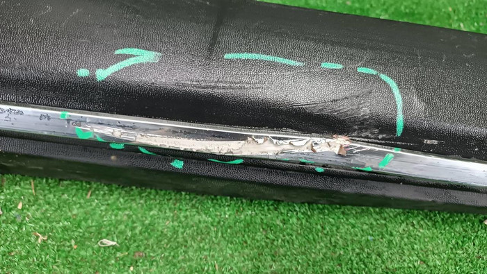 Накладка порога правая Mercedes ML GLE W166 (2011-2018)