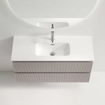 Тумба с раковиной Sancos Snob R SNR100/39SM/CN7027 Doha Soft