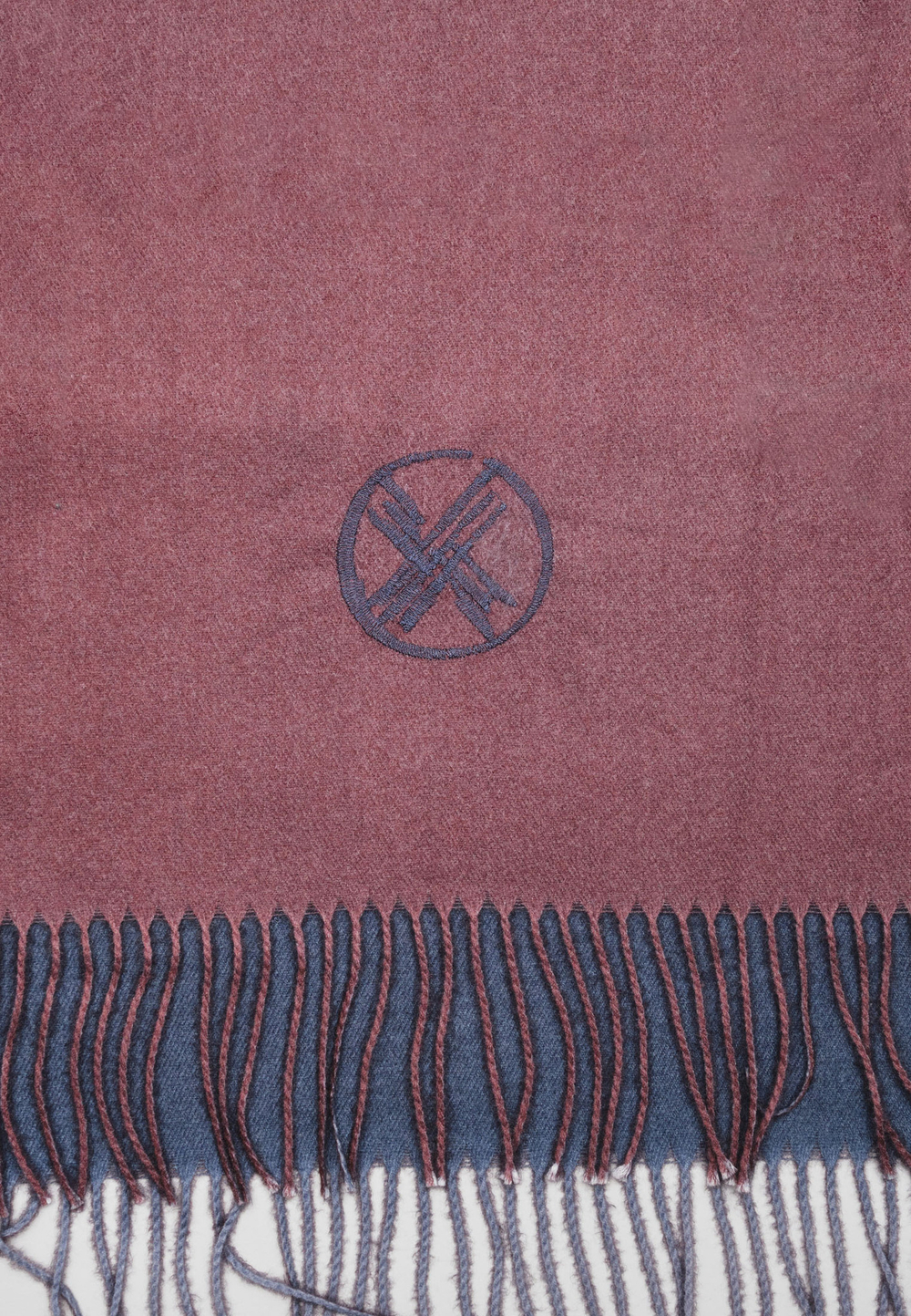 Шарф кашемир двухсторонний ARGYMAQ BLUE RED
