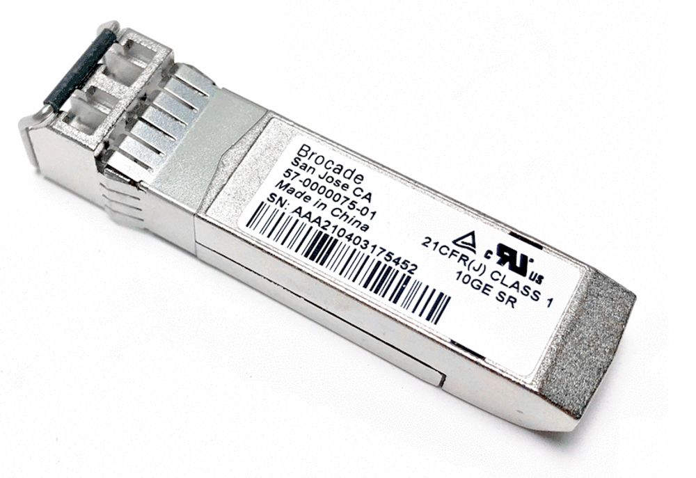 Трансивер Brocade 10G-SFPP-SR 10GB 10GBASE-SR SFP 57-0000075-01