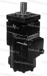 T6CCL-017-017-R00-U - Пластинчатый нерегулируемый насос сдвоенный с рабочим объемом 58+58 см3, взаимозаменяем с насосом НПл 56-56/16 и НПл 56-56/20