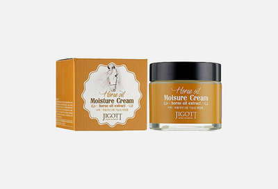 JIGOTT Крем для лица ЛОШАДИНЫЙ ЖИР HORSE OIL Moisture Cream (70 мл)
