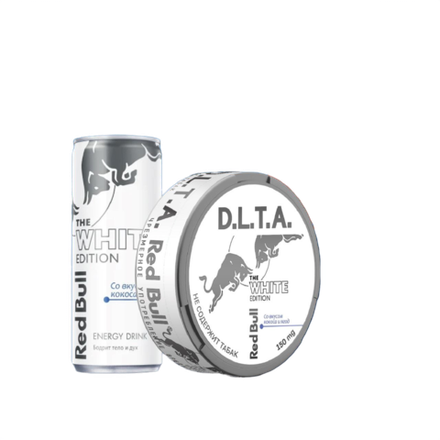 D.L.T.A 150 MG RED BULL - THE WHITE Edition - Кокос и ягоды