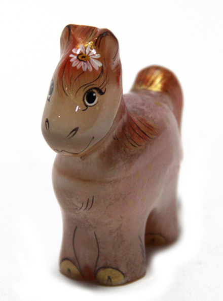 Фигурка из селенита " Лошадка" 8-8.5-2.5см