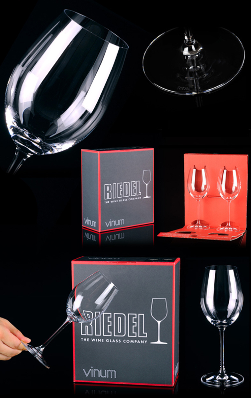 Набор бокалов для белого вина 2 шт 350 мл Riedel Vinum Sauvignon Blanc Австрия фрагменты