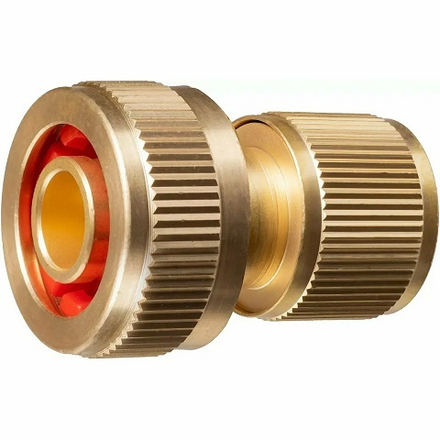 GRINDA BC-34A, 3/4″, для шланга, с автостопом, из латуни, быстросъёмный соединитель, PROLine (8-426130)