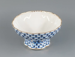 Ваза для конфет ф. Тюльпан рис. Кобальтовая сетка арт. 80.04258.00.1