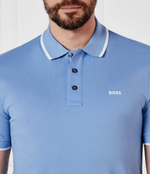 Поло Parlay BOSS BLACK - голубой(50494697)
