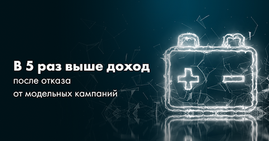 В 5 раз больше дохода после отказа от модельных кампаний в Яндекс