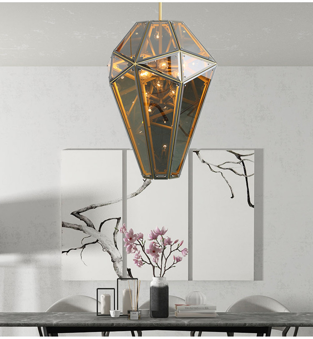 Ceiling design lamp  Empire by Lindsey Adelman (Black)