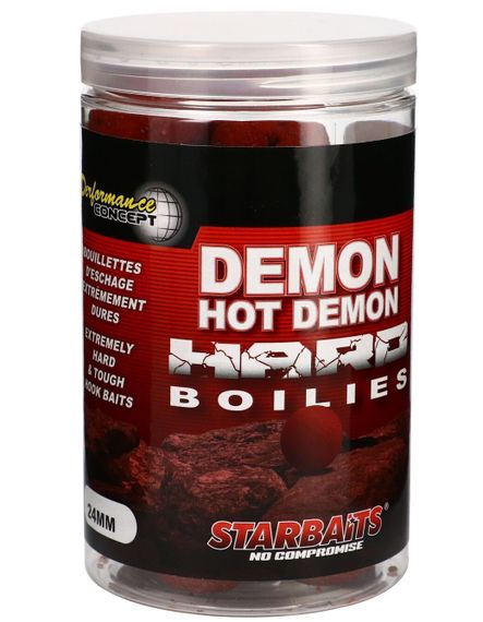 Бойлы тонущие Starbaits Performance Concept HOT DEMON Hard Baits 24мм 0.2кг