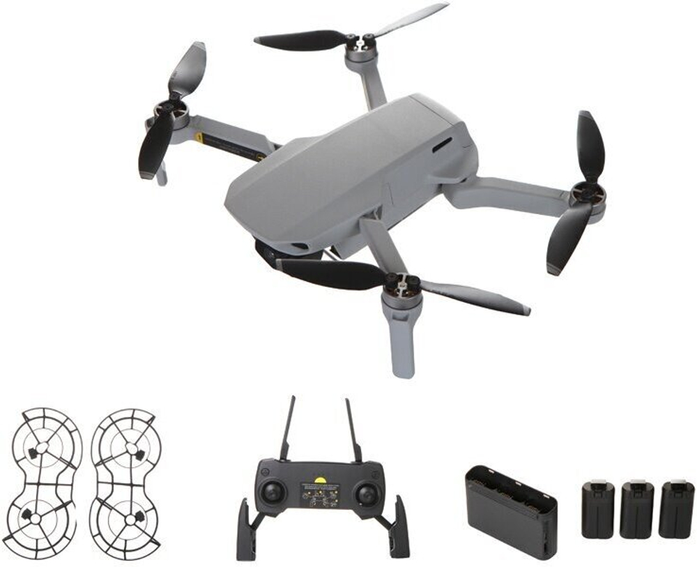 Квадрокоптер DJI Mavic Mini Fly More Combo, white