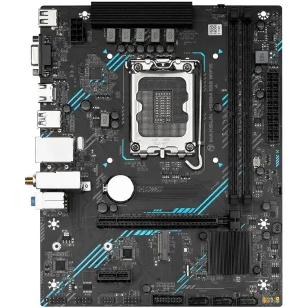 Материнская плата MaxSun H610M 666 WIFI6 D5 (MS-H610M 666 WIFI6 D5)