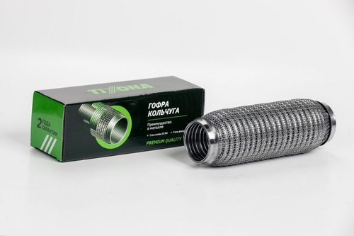 Гофра 45/200 (AISI 304 wire mesh, interlock) P45200WM