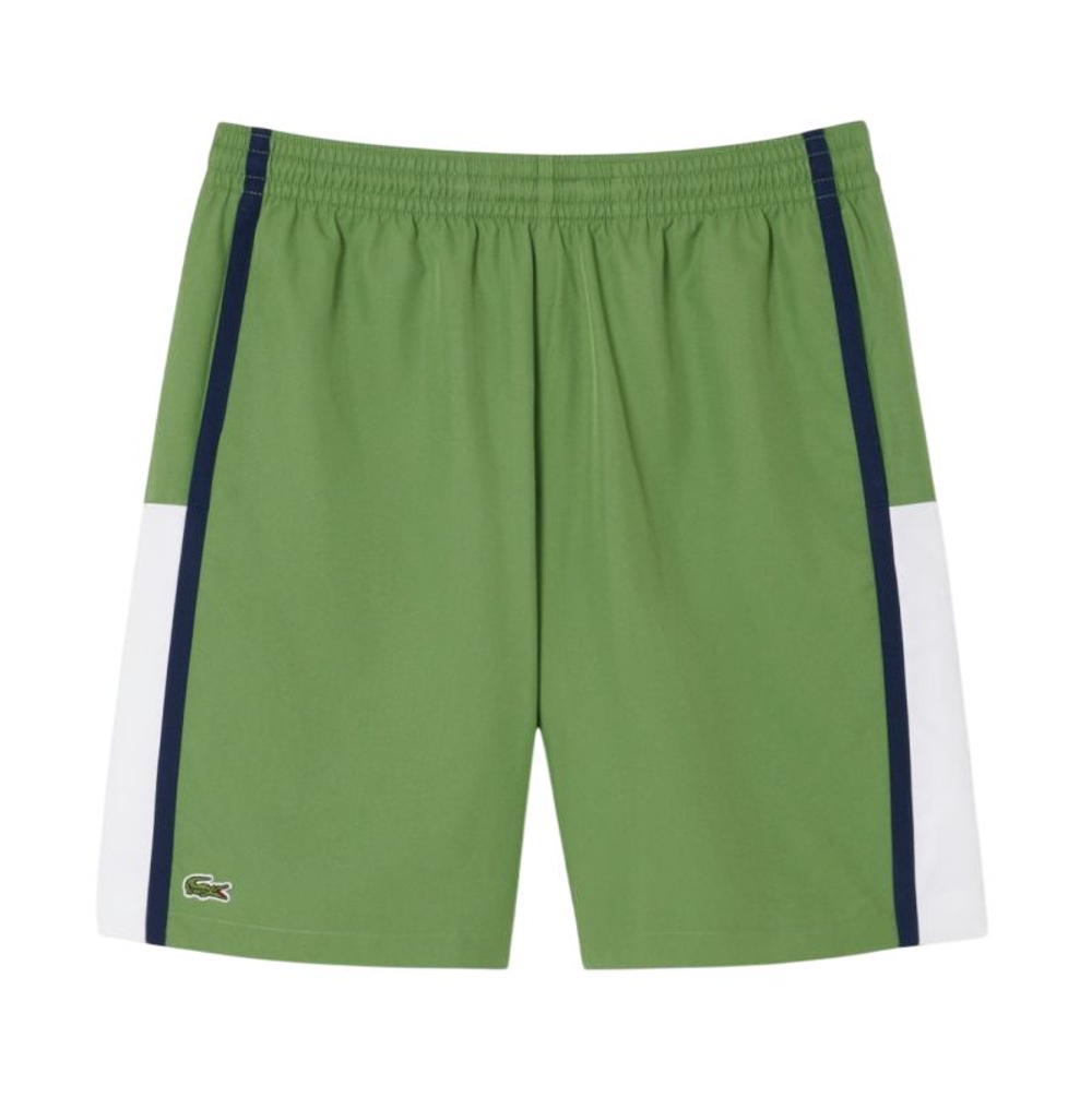Теннисные шорты Lacoste Sport Colourblock Panels Lightweight - green/white/navy