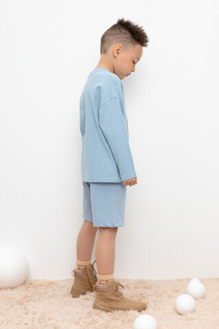 КР 400619/пыльно-синий к432 шорты для мальчика