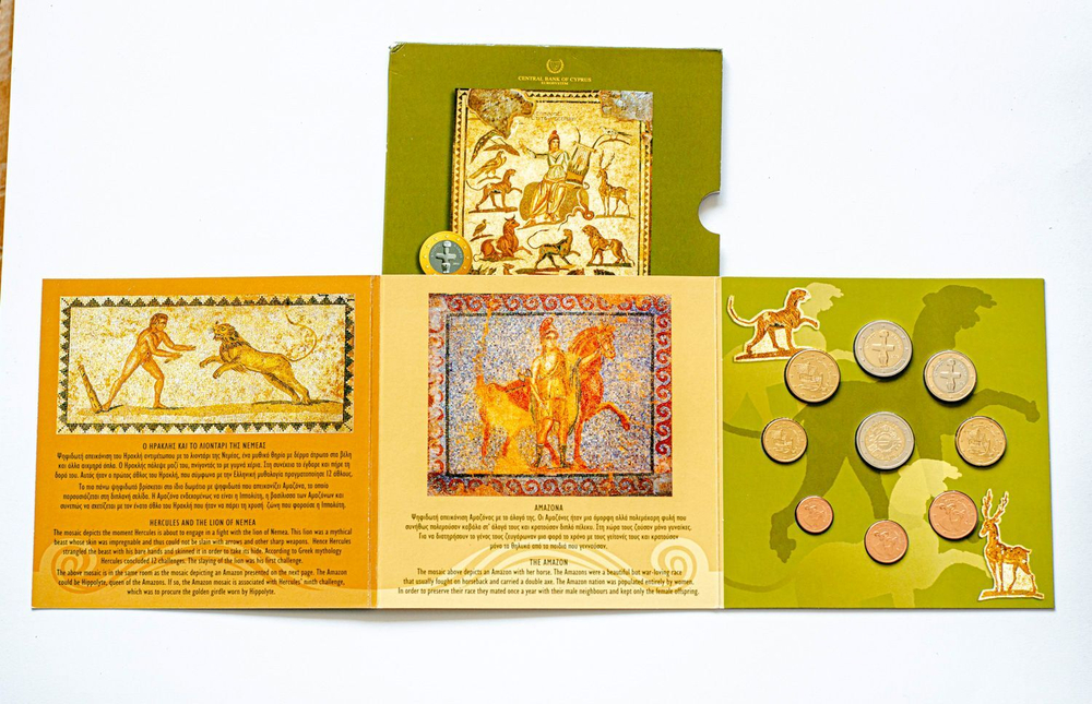 Cyprus 2012 Euro Coin Set – Including €2 "10th Anniversary of the Euro"