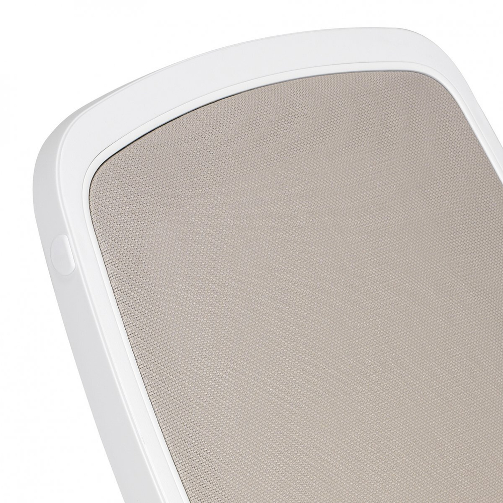 Шезлонг-лежак пластиковый Nardi Omega, белый, тортора