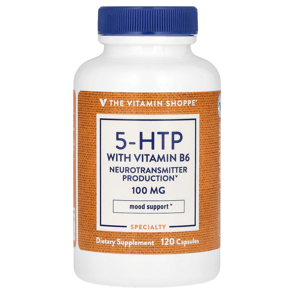 The Vitamin Shoppe, 5-HTP с витамином B6, 120 капсул