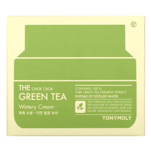 TonyMoly, The Chok Chok Green Tea, увлажняющий крем с зеленым чаем, 60 мл