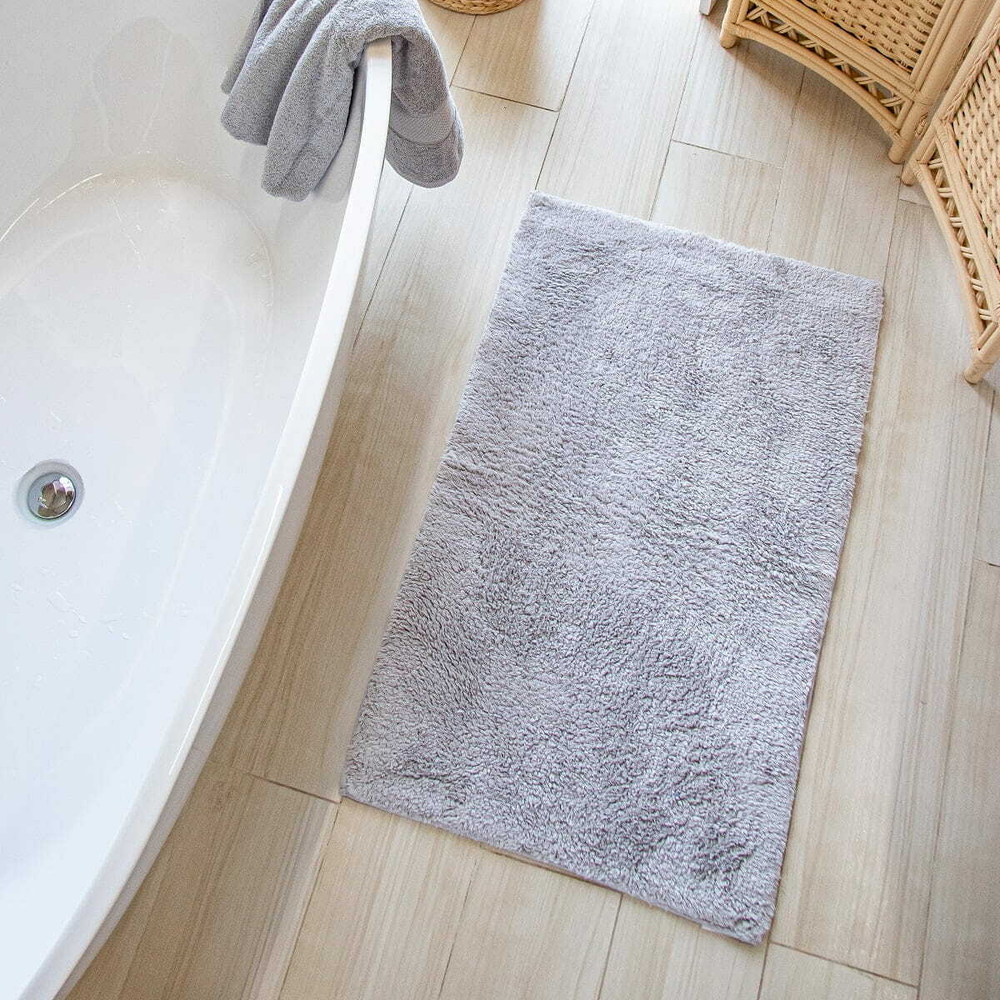 Коврик для ванной 50x80 Arya home Rosemary серый