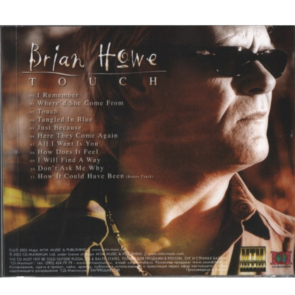 Brian Howe / Touch (RU)(CD)