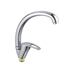 Смеситель для кухни 35к CN4139-2 CRON высокий пов. излив, п/гайку, ХРОМ