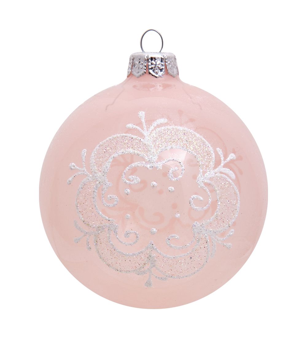 Элита НФШ-1216/2 Набор ел.украшений Шар 2шт «Снежинка» 85 мм