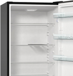 Отдельностоящий двухкамерный холодильник Gorenje RK6201SYBK