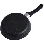 Сковорода 180/40мм с ручкой, АП (темный мрамор)