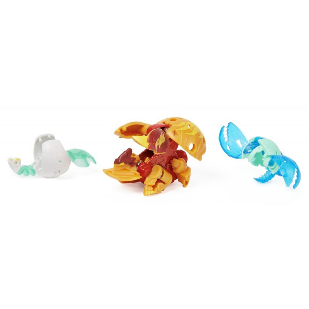 Bakugan Evolutions - Kula True Metal Platinum Colossus + Nanogans Nano Riptide и Nano Siphon Series 4 20135591
