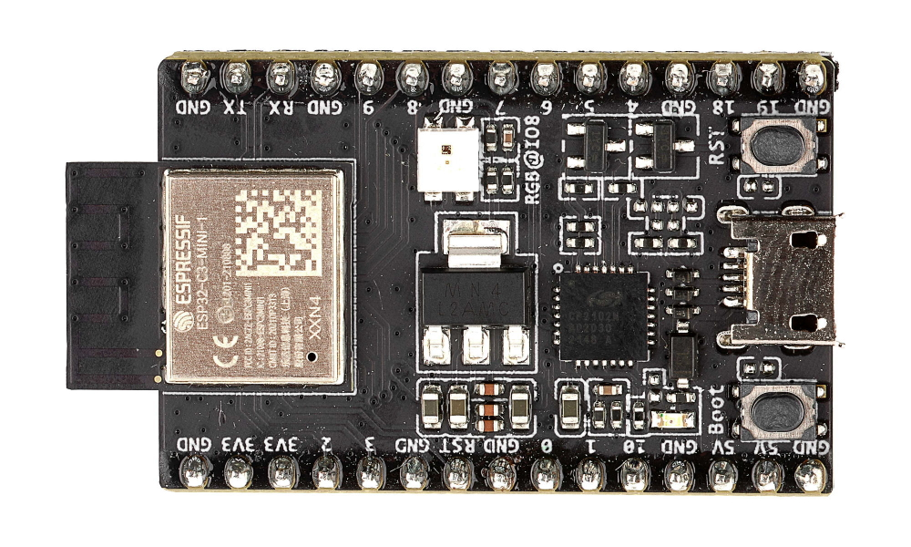 Плата ESP32-C3-DevKitM-1